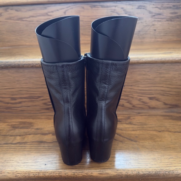 Vince Wedge Bootie Black Made in Italy 8.5 - Picture 11 of 12